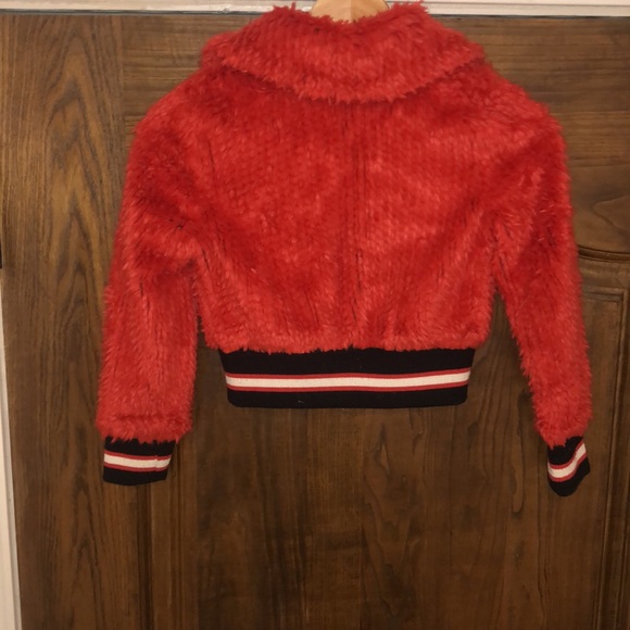 Bardot Junior Girl's Queenie Bomber Jacket (Big Kids) Size kids US 6 - Picture 3 of 3